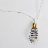 Habitat solar string lights with 10 warm white wire wrap bulbs (British brand)