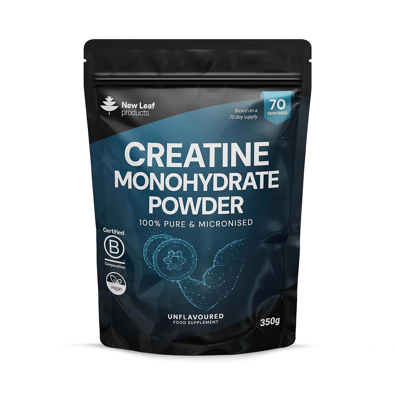 Creatine monohydrate powder 350g - British product