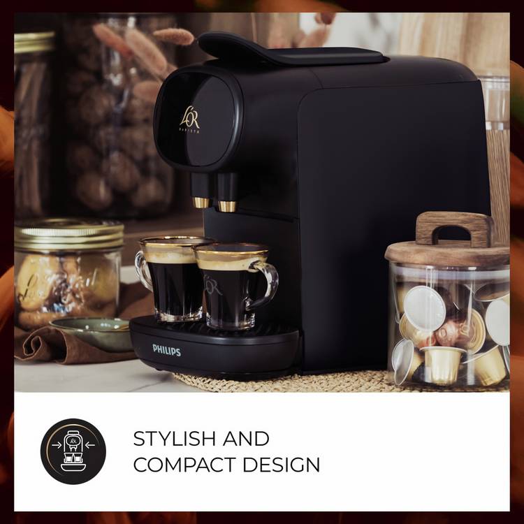 Philips Sublime L'OR coffee machine black (British brand)