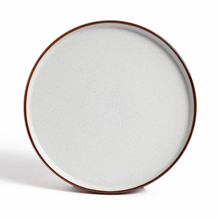 Habitat 12 piece stoneware dinner set in rust speckle (British brand)
