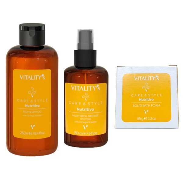 Vitality Care & Style Nutrient Rich Gift Set, imported from the UK