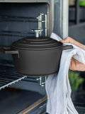 MasterClass blue cast aluminium casserole dish 2.5L, imported from the UK