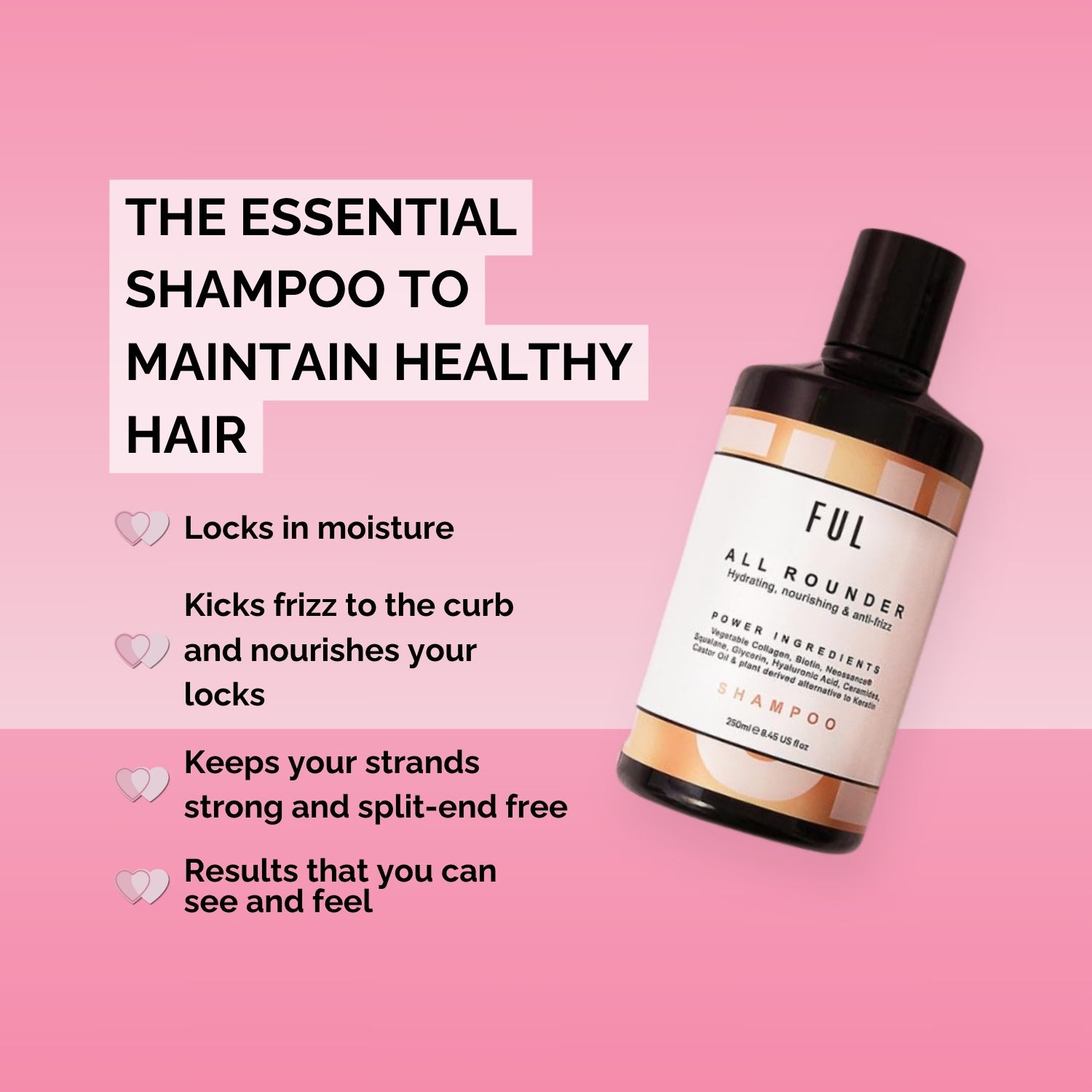 FUL All Rounder shampoo 250ml - British product