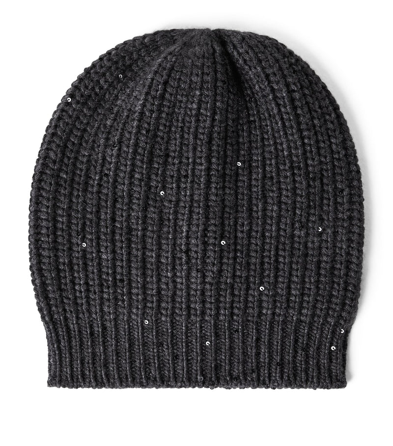 Brunello Cucinelli sequinned beanie (British brand)