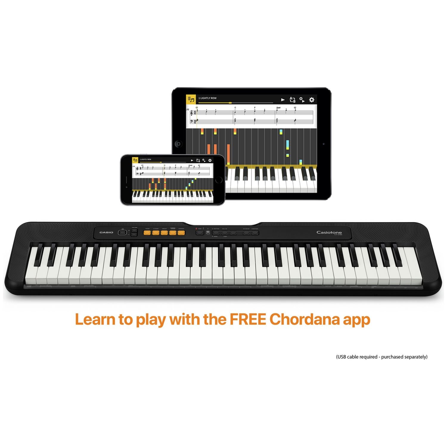 Casio beginners keyboard bundle with online lessons, UK version