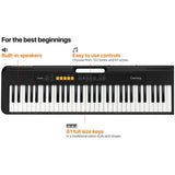 Casio beginners keyboard bundle with online lessons, UK version