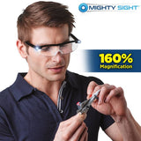 JML Mighty Sight magnifying glasses with LED lights, UK version