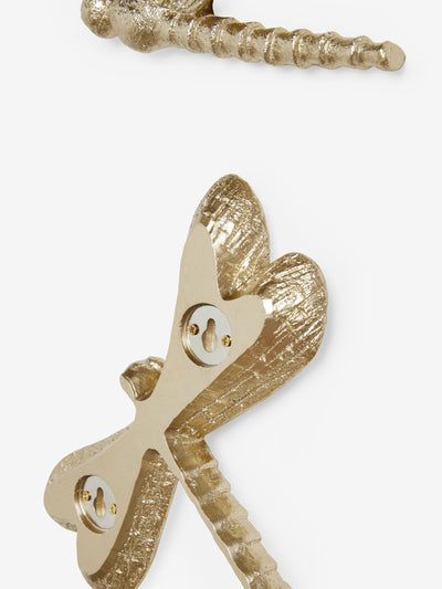 Next Gold-Set mit 3 Libellen-Wandplakette Dekorative Wandkunst 15,5 cm x 18 cm x 3 cm- Jetzt online bei McGrocer kaufen