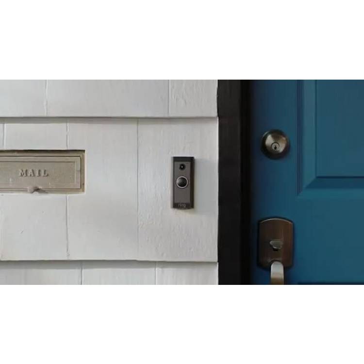 Ring wired doorbell with 1080p HD video, imported from the UK