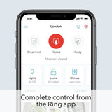 Ring wired doorbell with 1080p HD video, imported from the UK