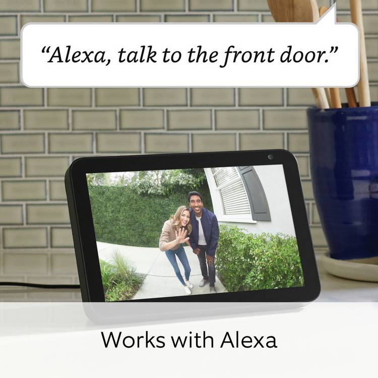 Ring wired doorbell with 1080p HD video, imported from the UK