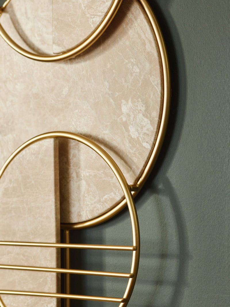 Marble effect abstract wall art 76cm x 25cm, imported from the UK