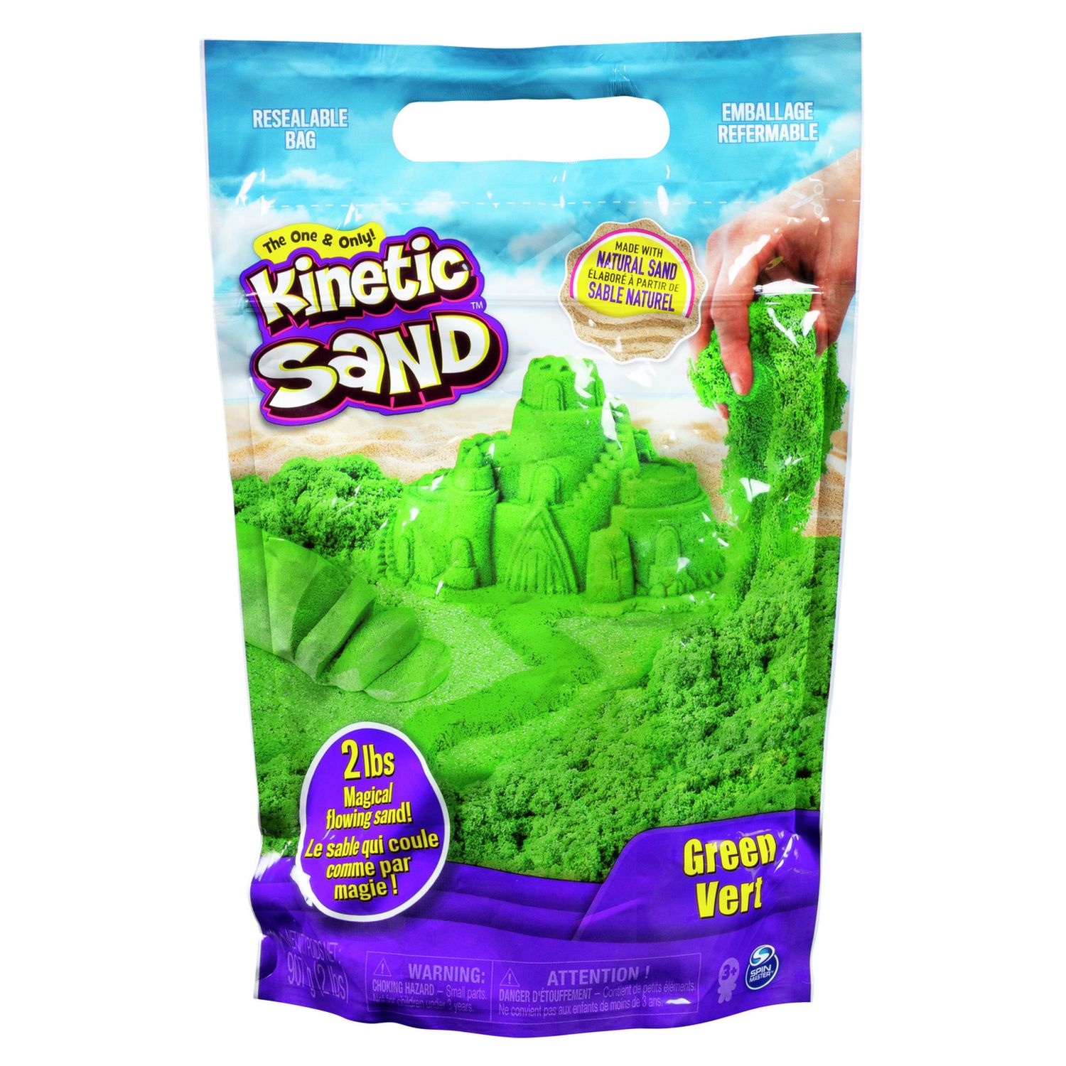 Kinetic Colour Sand moldable toy, UK version