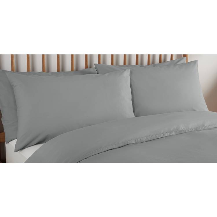 Habitat bedding set dove grey single (British brand)