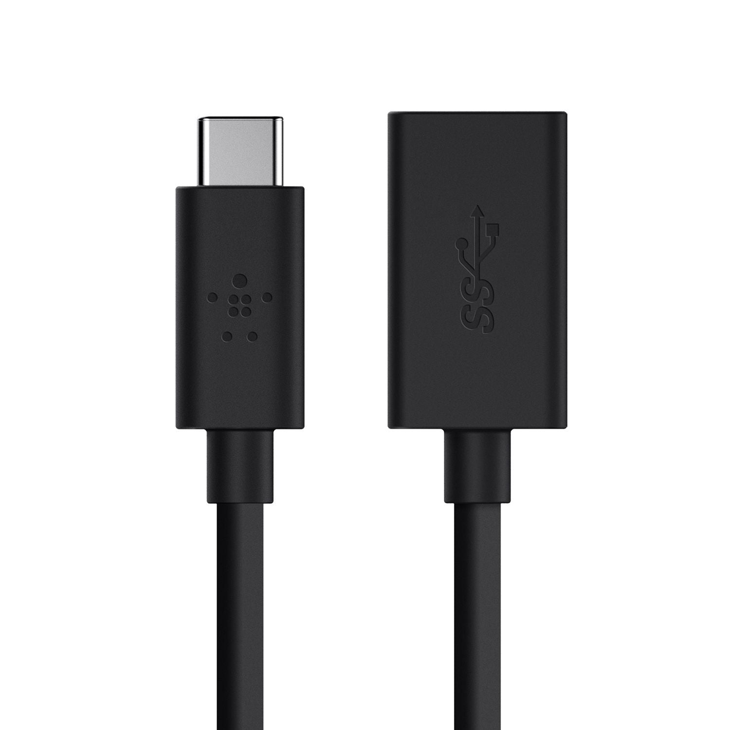 Belkin USB-A to USB-C adapter Black (British brand)