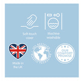 Slumberdown Summer Cool Medium Support Pillows 2 Pack, UK version