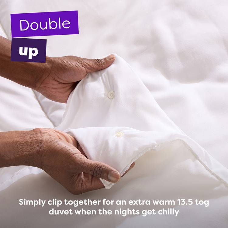 Slumberdown All Seasons 13.5 Tog Duvet Single, imported from the UK