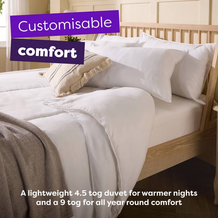 Slumberdown All Seasons 13.5 Tog Duvet Single, imported from the UK