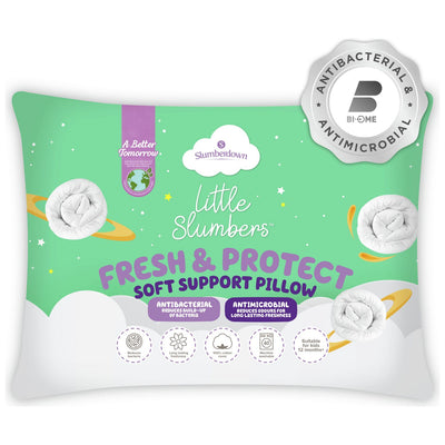 Argos Slumberdown Little Slumbers Fresh & Protect Cot Bed Pillow 60x40cm- Buy online at McGrocer