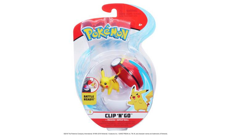 Pokémon Clip 'N' Go Battle Figure and Poké Ball GOODS Argos