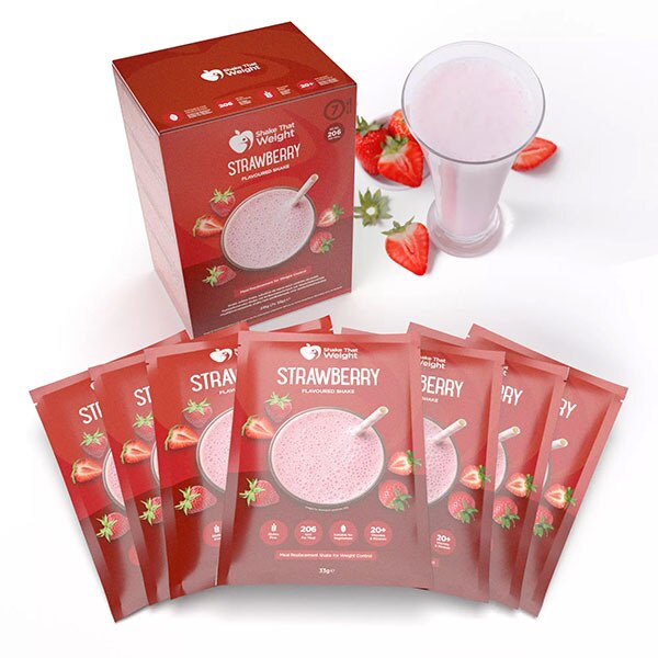 Shake That Weight Strawberry Meal Replacement Shake 7 Pack GOODS Superdrug   