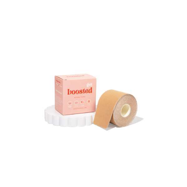 Boosted boob tape in Tan colour, 5 meters, UK version