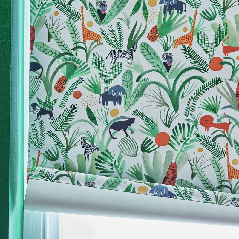 Habitat Kids Blackout Green Roller Blind - 180cm