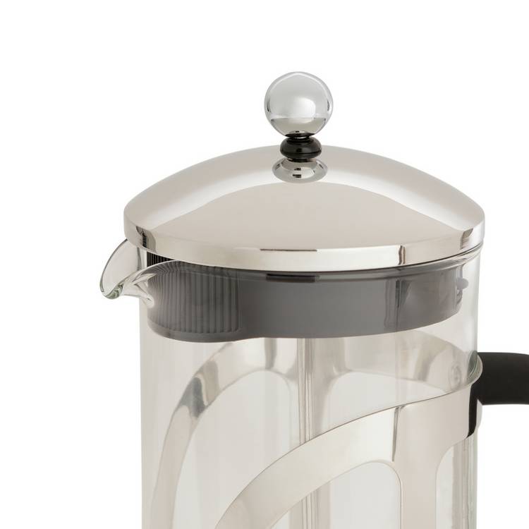 Habitat chrome cafetiere 1000ml, imported from the UK