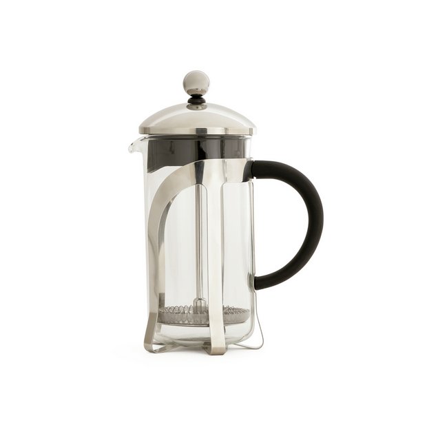 Habitat 3 Cup Cafetiere chrome 350ml, UK version
