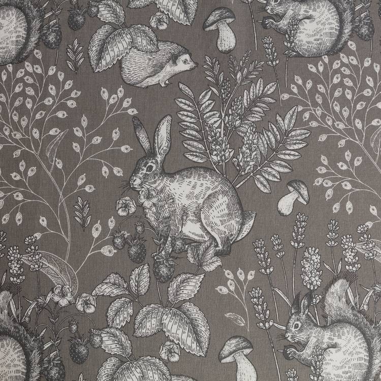 Habitat Forest grey eyelet curtain 117x137cm, imported from the UK