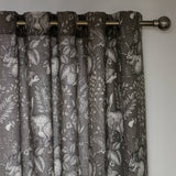 Habitat Forest grey eyelet curtain 117x137cm, imported from the UK