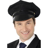 Smiffys chauffeur hat black, imported from the UK