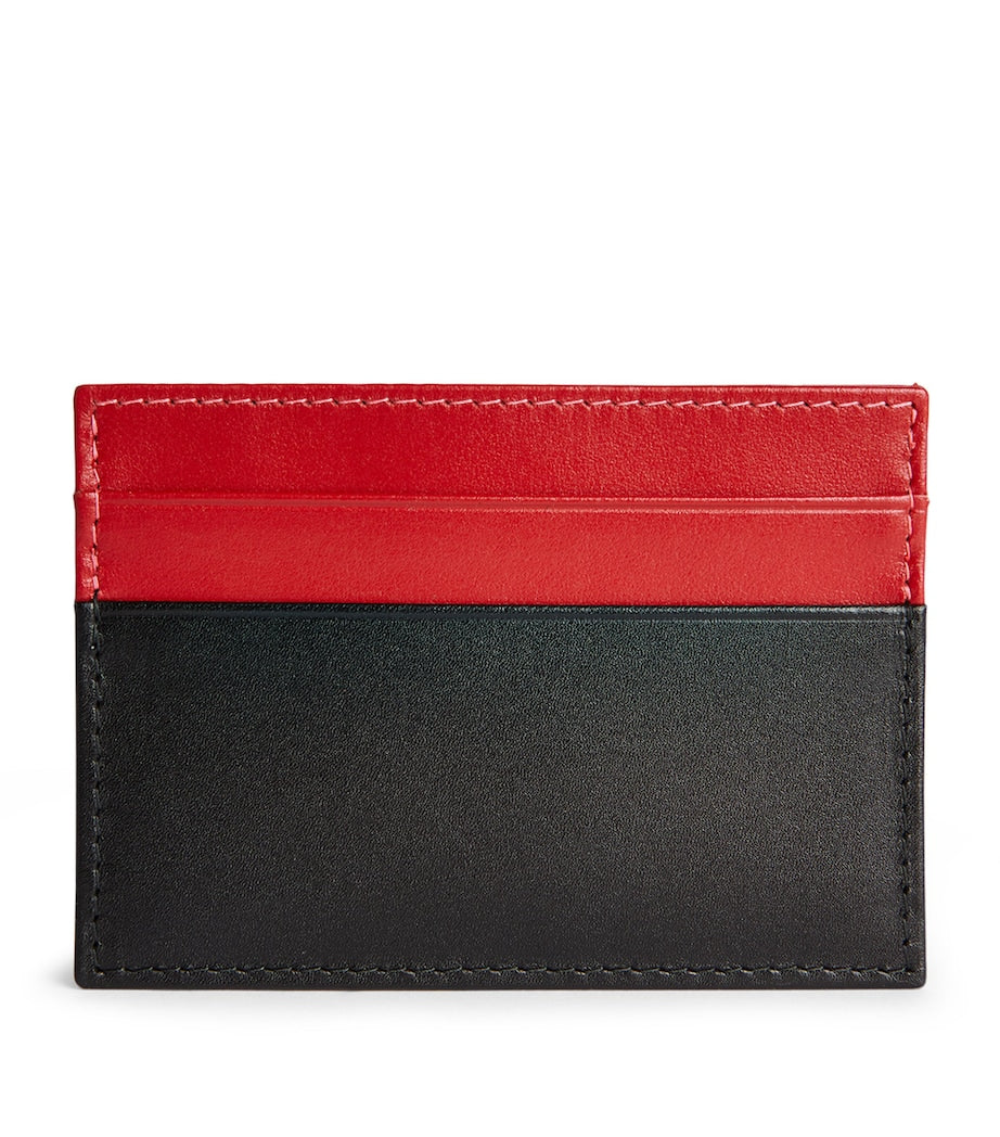Ettinger flat card holder in soft leather, imported from the UK
