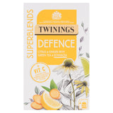 Twinings Superblends Defence with Citrus, Ginger & Green Tea, 20 Tea Bags All tea Sainsburys   