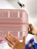 Flight Knight pink cabin luggage 56x45x25cm, imported from the UK