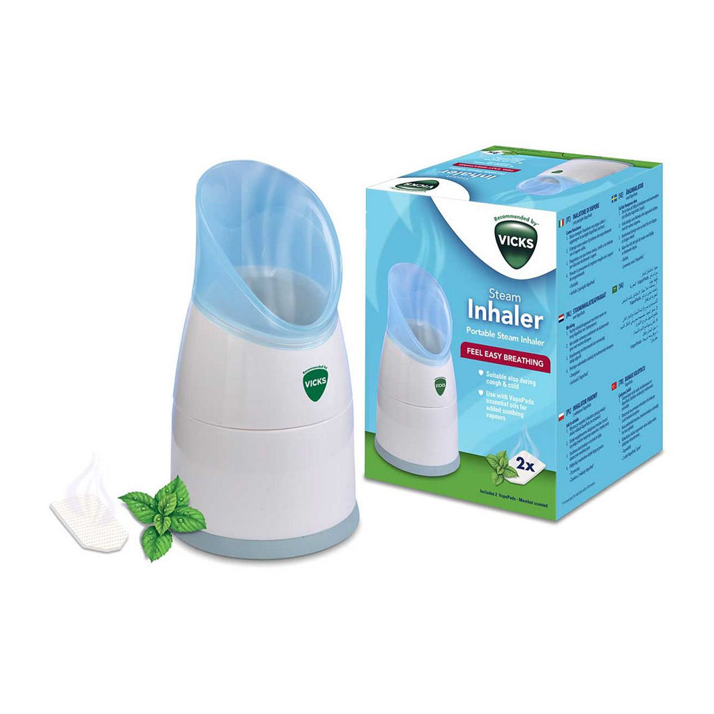 Vicks Personal Steam Inhaler with Two Scent Pads, V1300