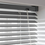 Habitat faux wood venetian blind grey 25mm slat 90cm - British product