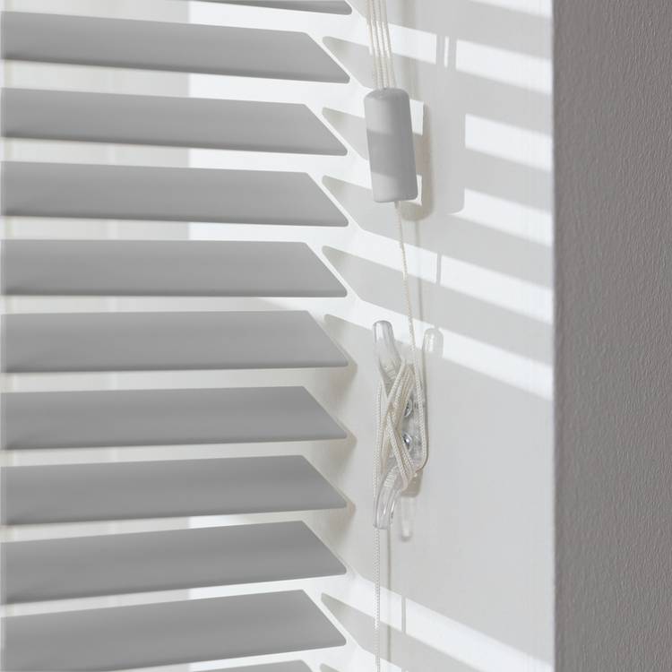 Habitat faux wood venetian blind grey 25mm slat 90cm - British product