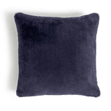 Habitat faux fur cushion navy 43x43cm, UK version