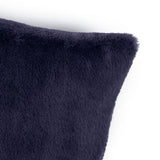 Habitat faux fur cushion navy 43x43cm, UK version