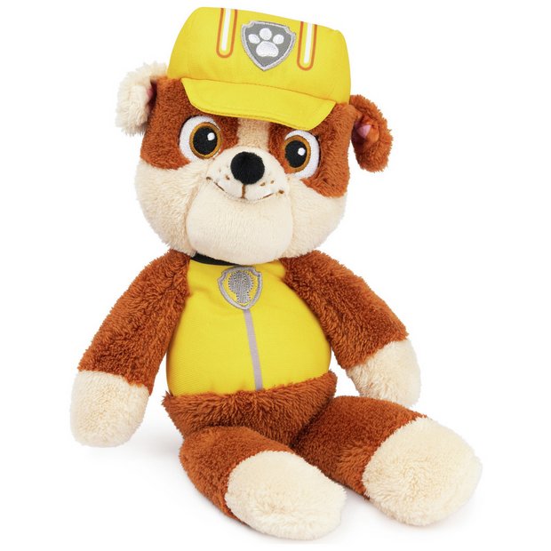 PAW Patrol Rubble soft toy 13 inch, imported from the UK