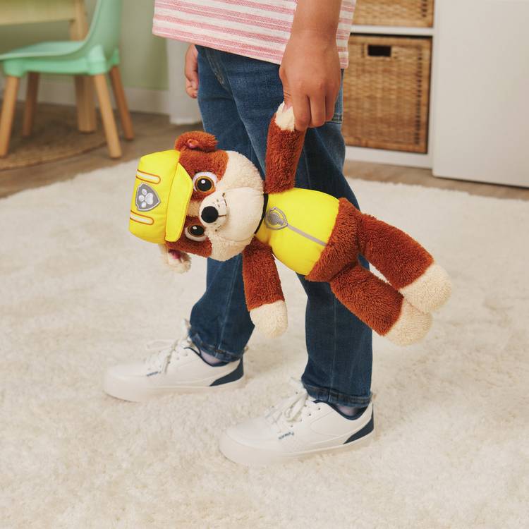 PAW Patrol Rubble soft toy 13 inch, imported from the UK