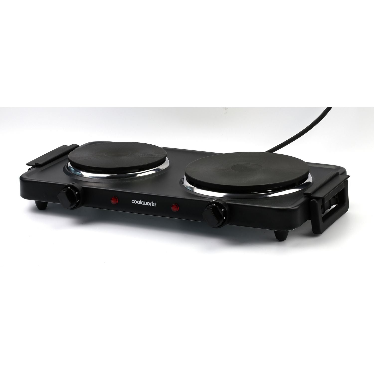 Cookworks 2500W table top double hotplate hob - British product