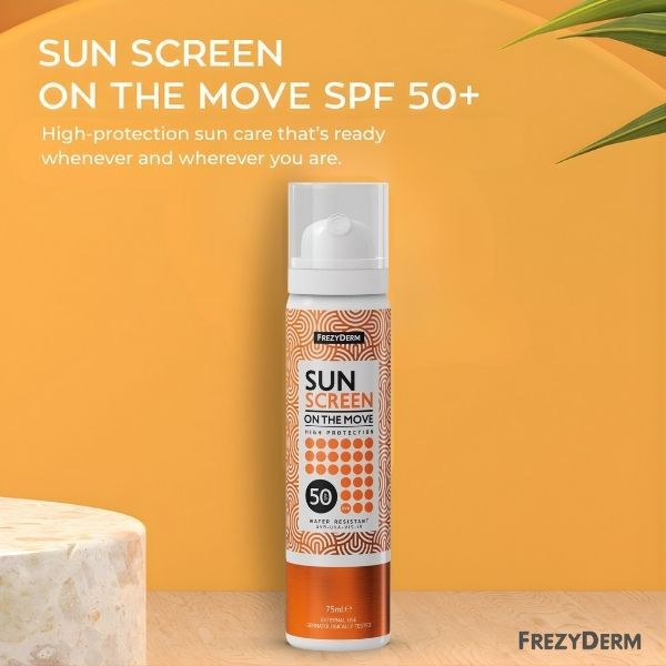 FrezyDerm facial mist sunscreen SPF50 75ml - British product
