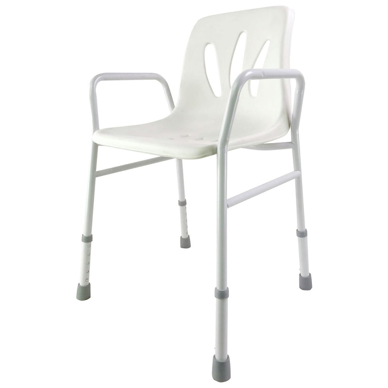 Aidapt adjustable height shower chair (British brand)
