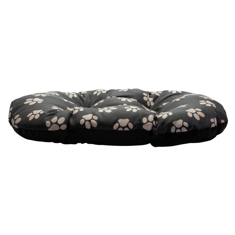 Small fleece oval dog cushion for small dogs, UK version