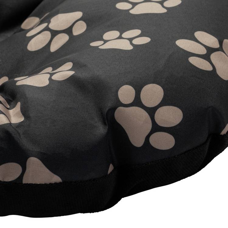 Small fleece oval dog cushion for small dogs, UK version