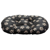Small fleece oval dog cushion for small dogs, UK version