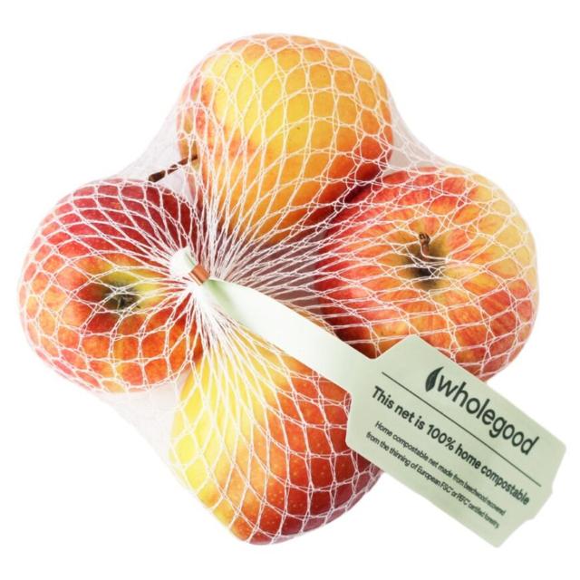 Wholegood Seasonal Organic Apples   4 per pack