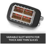 Breville Bold 2 Slice Toaster black (British brand)